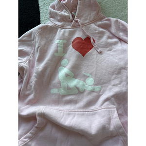 Revolve Hoodie pink in Gray